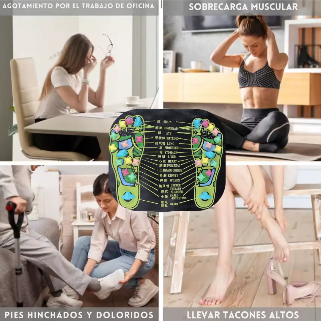 Plataforma de masaje reflexológico